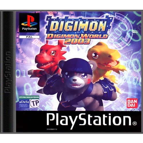 PS1 - Digimon World 2003 (mit OVP) (OVP beschädigt) (gebraucht)