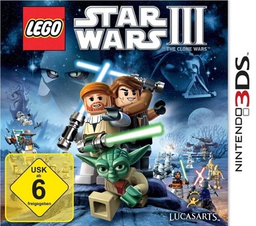 Nintendo 3DS - Lego Star Wars III / 3: The Clone Wars (DE Version) (Modul) (gebraucht)