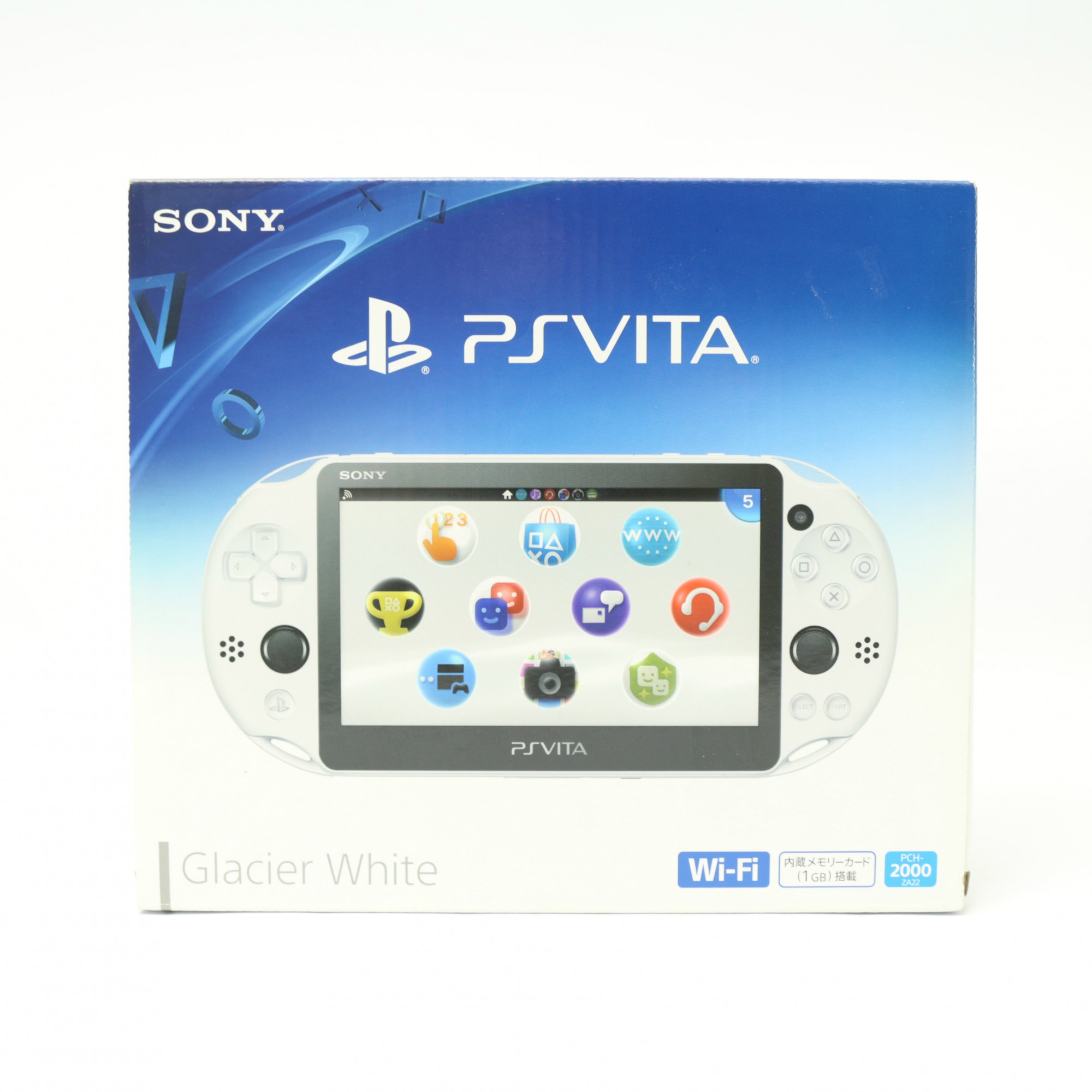 PS Vita - Konsole #Slim Glacier White weiß + Netzteil (JAP Version 