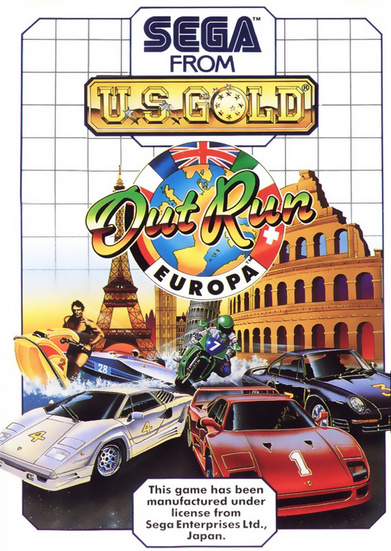 Master System - Out Run Europa (mit OVP) (sehr guter Zustand) (gebraucht)