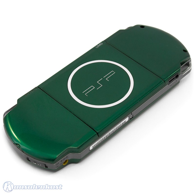 PSP - Konsole Slim & Lite 3000er #Spirited Green / grün + Netzteil 