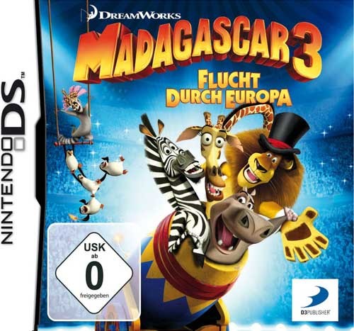 Nintendo DS - Madagascar 3: Flucht durch Europa (DE Version) (mit OVP) (gebraucht)