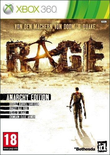 Xbox 360 - Rage #Anarchy Edition (AT Version) (mit OVP) (gebraucht) USK18