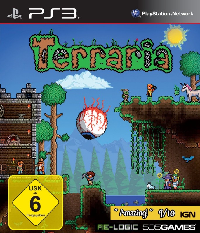 PS3 - Terraria (DE Version) (mit OVP) (gebraucht)