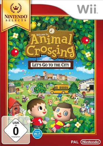 Wii - Animal Crossing: Let's Go to the City [Nintendo Selects] (DE Version) (mit OVP) (gebraucht)