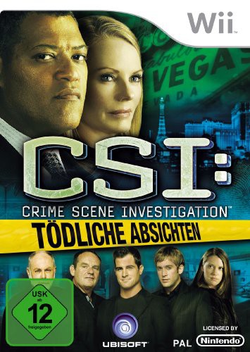Wii - CSI: Crime Scene Investigation: Tödliche Absichten (DE Version) (mit OVP) (gebraucht)