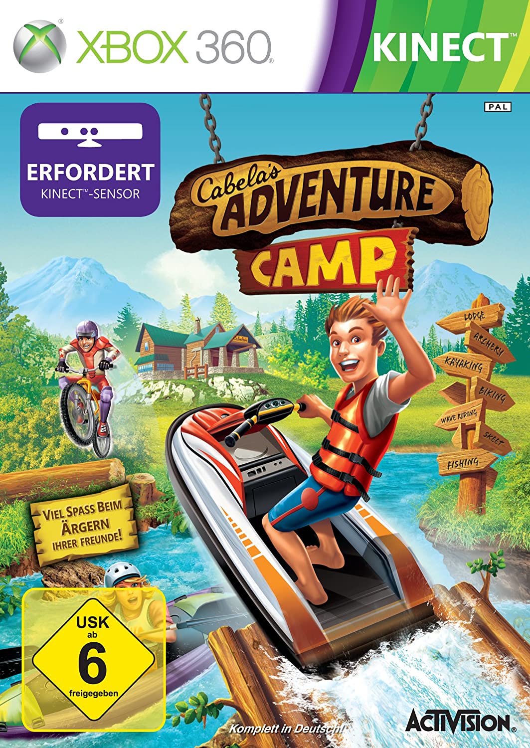 Xbox 360 - Cabela's Adventure Camp (benötigt Kinect) (DE Version) (nur CD) (gebraucht)
