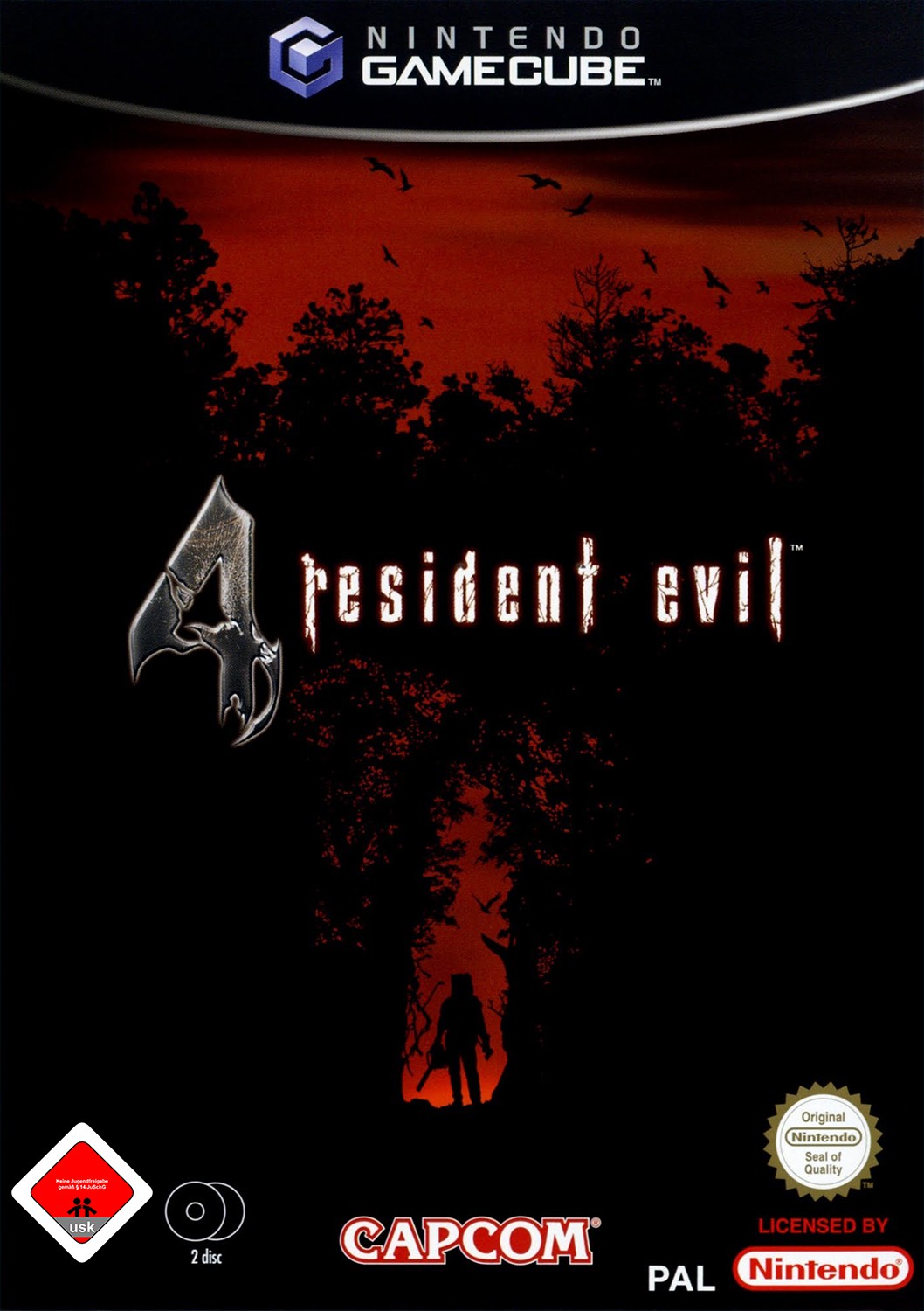 GameCube - Resident Evil 4 (DE Version) (mit OVP) (sehr guter Zustand) (gebraucht) USK18
