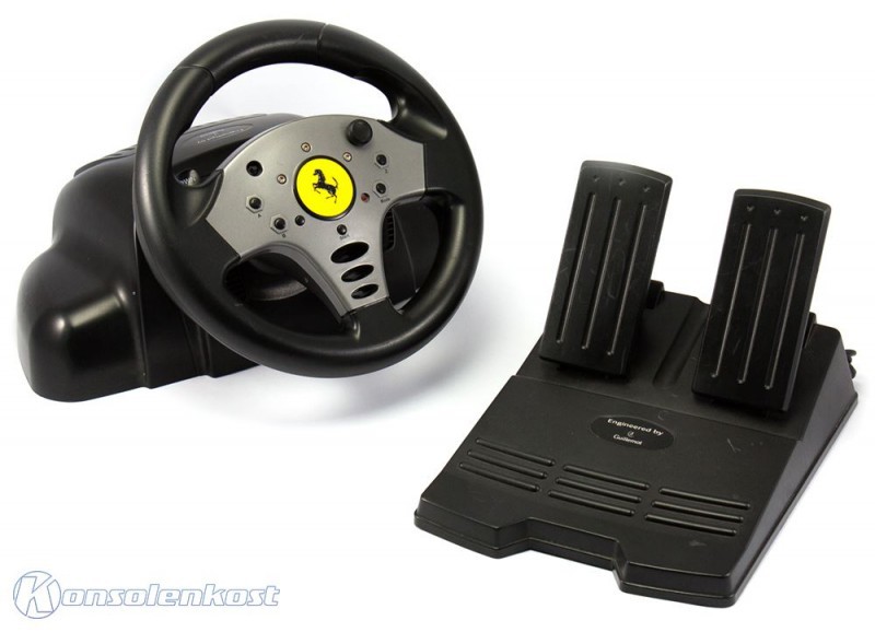 N64 Lenkrad / Racing / Steering Wheel Ferrari / R [Guillemot] (mit