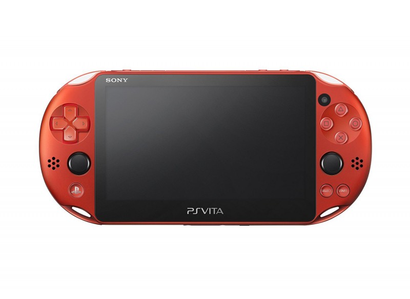 PS Vita - Konsole #Slim metallic red + Netzteil (JAP Version) (mit 