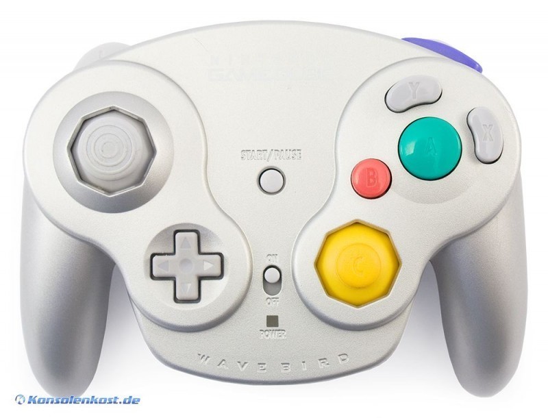 GameCube - Original Nintendo Controller / Pad Wavebird Wireless #silber ...