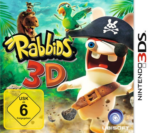 Nintendo 3DS - Rabbids 3D (DE Version) (Modul) (gebraucht)