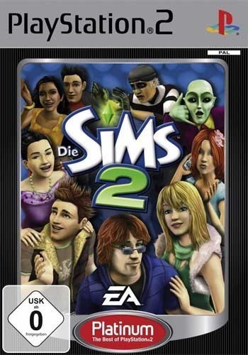 PS2 - Die Sims 2 / The Sims 2 [Platinum] (DE Version) (mit OVP) (gebraucht)