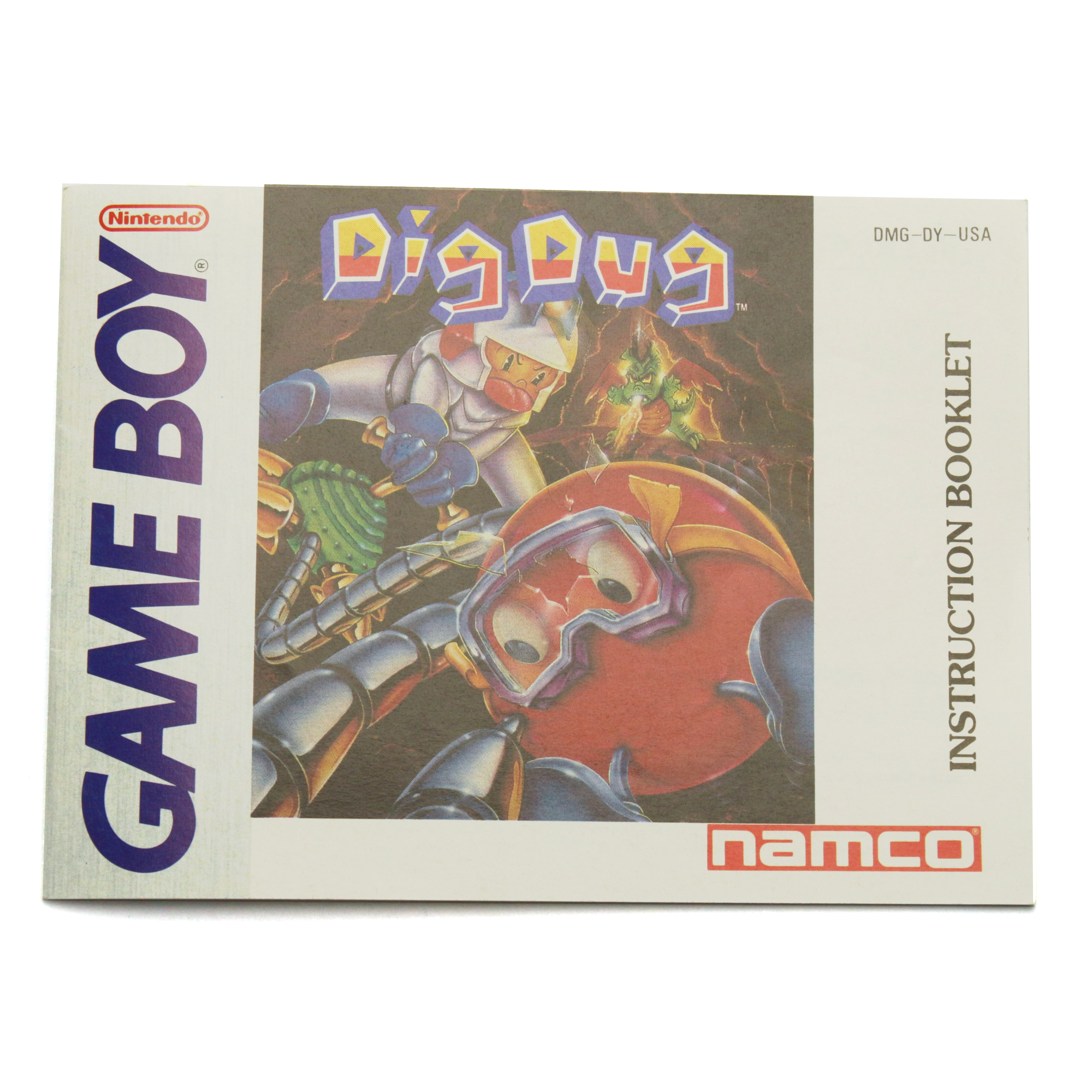 GameBoy - Dig Dug #DMG-DY-USA - Spielanleitung / Handbuch / Manual / Guide  / Instruction (ENGLISCH) (NUR ANLEITUNG) (gebraucht) | Konsolenkost