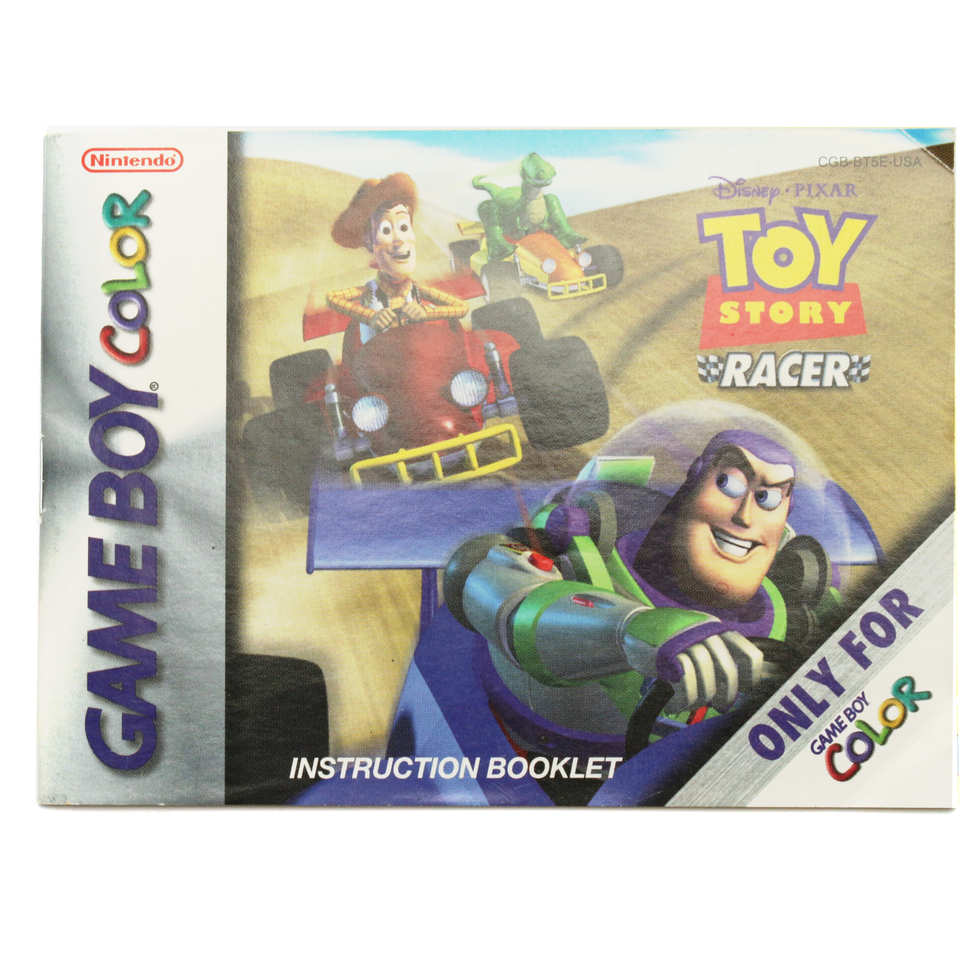 GameBoy Color - Toy Story Racer #CGB-BT5E-USA - Spielanleitung / Manual ...