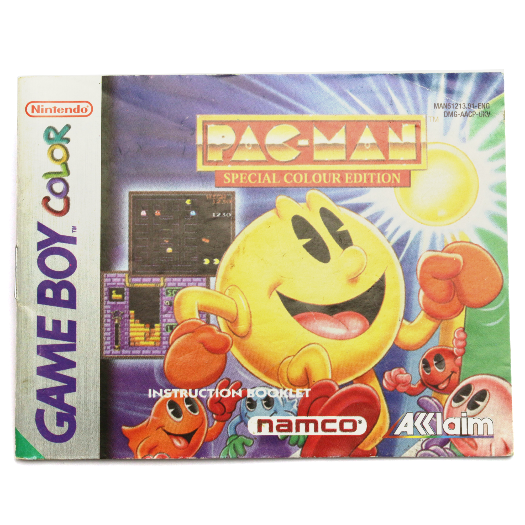 GameBoy Color - Pac-Man #DMG-AACP-UKV - Spielanleitung / Manual (UK ...