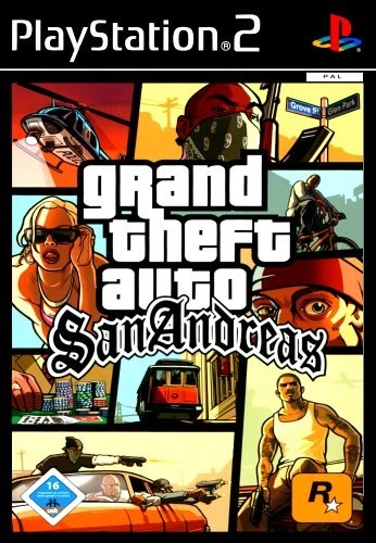 PS2 - Grand Theft Auto / GTA: San Andreas (DE Version) (mit OVP) (gebraucht)
