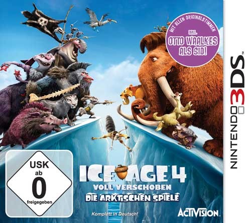 Nintendo 3DS - Ice Age 4: Voll Verschoben (Modul) (gebraucht)