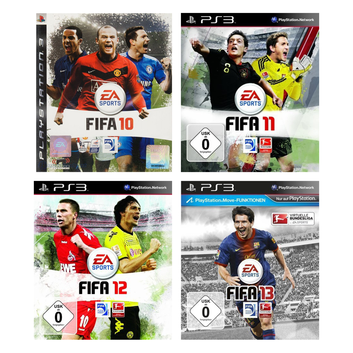 Lot De Jeux PS3 FIFA 10 à 14 – Occasion Bon état, Basket-ball, Plateforme Xbox 360 (attention)