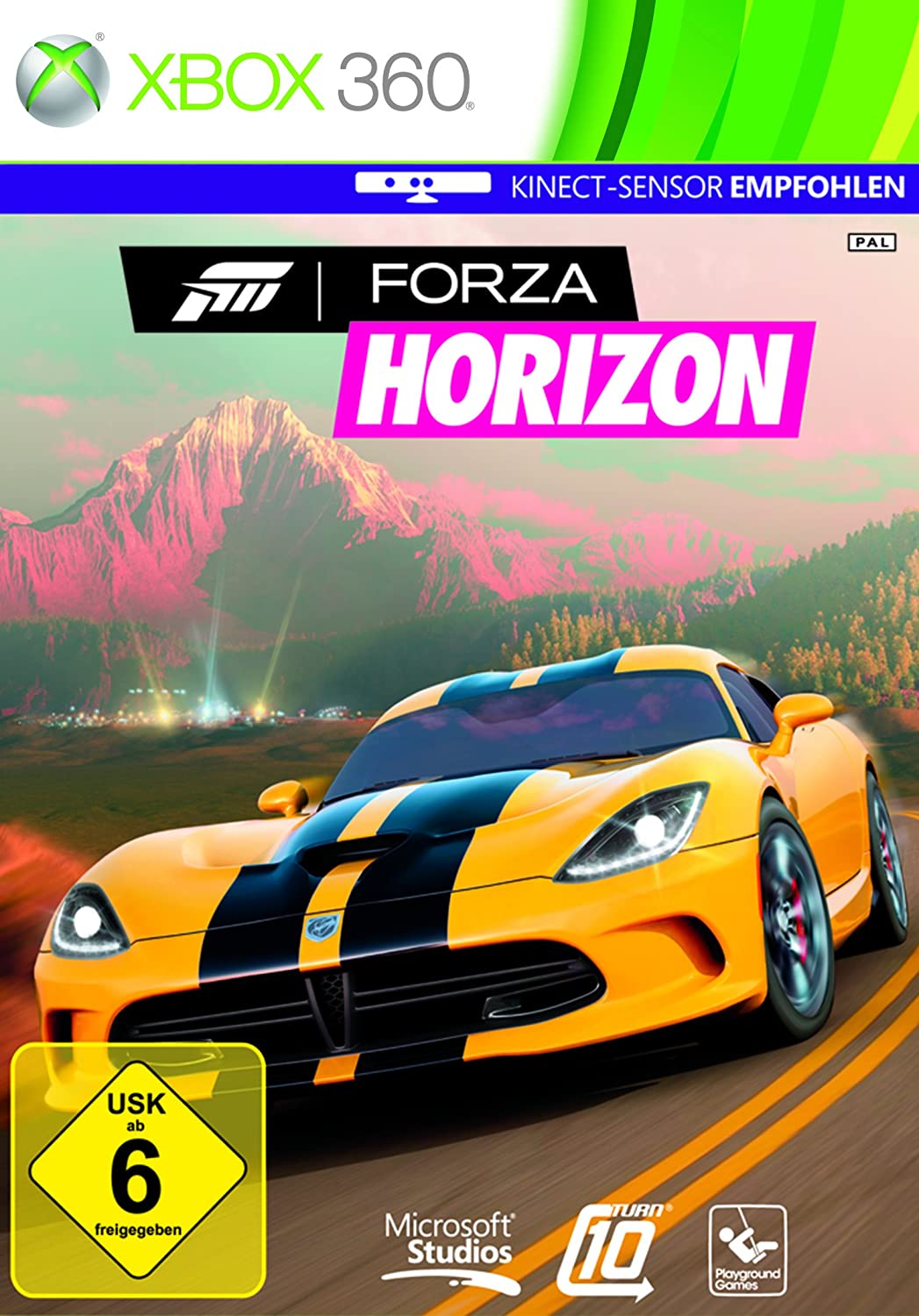 Xbox 360 - Forza Horizon (unterstützt Kinect) (DE Version) (mit OVP) (gebraucht)