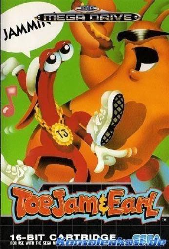 Mega Drive - ToeJam & Earl (mit OVP) (OVP beschädigt) (gebraucht)