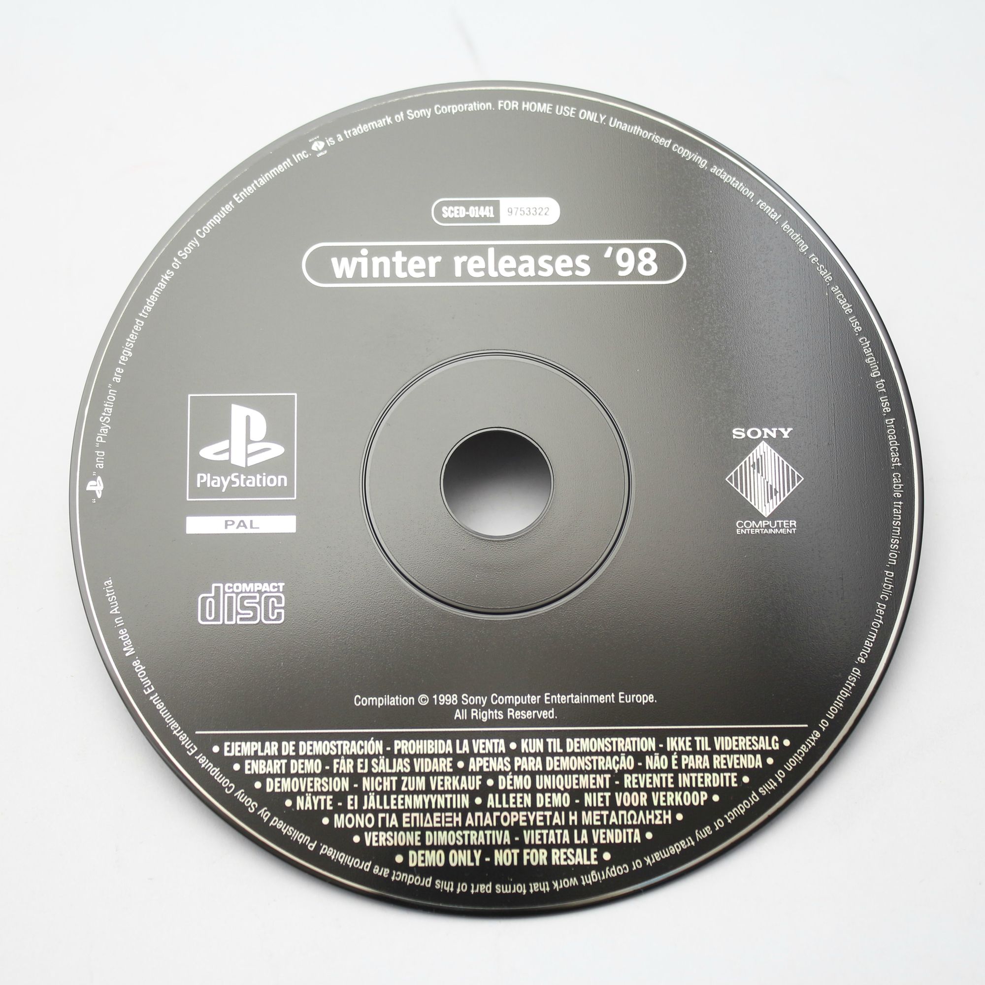 PS1 - Winter Release '98 (nur CD) (gebraucht)