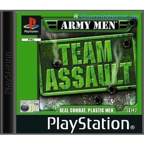 PS1 - Army Men: Team Assault (mit OVP) (OVP beschädigt) (gebraucht)