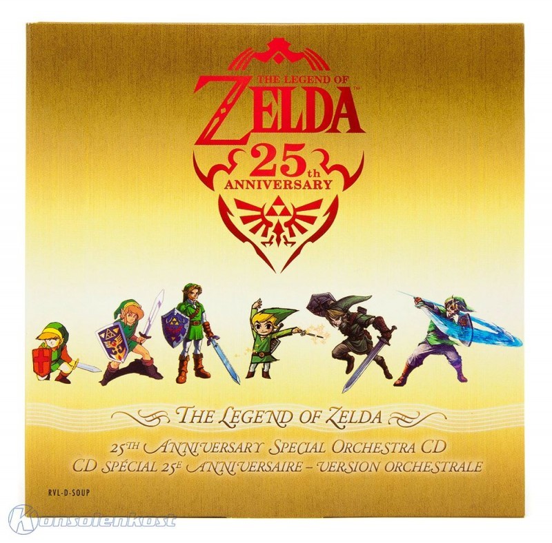 Merchandise - offizieller Soundtrack: The Legend of Zelda: 25th Anniversary Special Orchestra (mit OVP) (gebraucht)