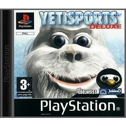 PS1 - Yetisports Deluxe (mit OVP) (OVP beschädigt) (gebraucht)