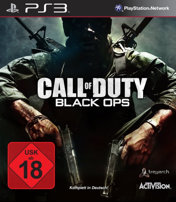PS3 - Call of Duty: Black Ops (DE Version) (mit OVP) (OVP beschädigt) (gebraucht) USK18