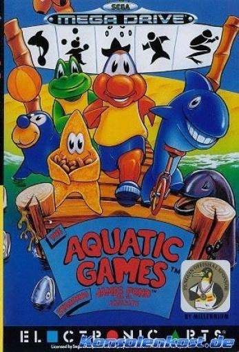Mega Drive - Aquatic Games starring James Pond (EU Version) (mit OVP) (OVP beschädigt) (gebraucht)