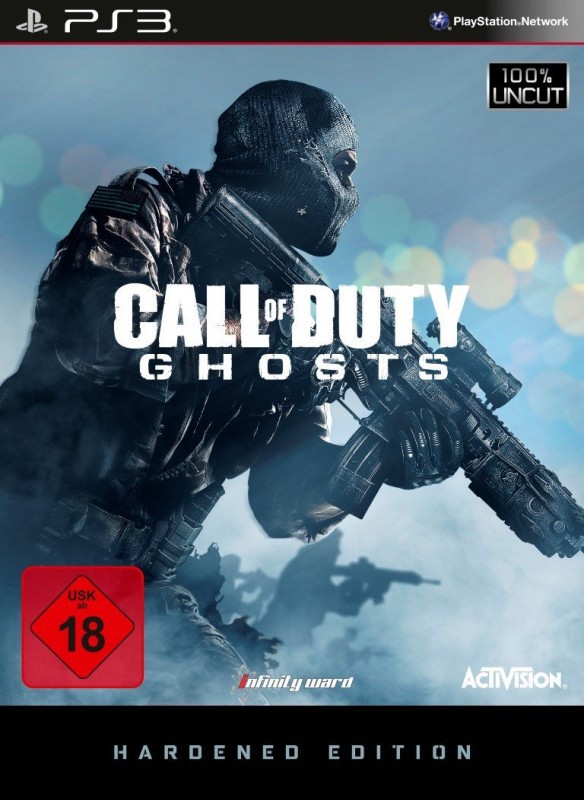 PS3 - Call of Duty: Ghosts #Hardened Edition (DE Version) (mit OVP / Big Box) (sehr guter Zustand) (gebraucht) USK18
