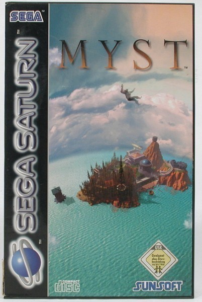 Sega Saturn - Myst (mit OVP) (OVP beschädigt) (gebraucht)