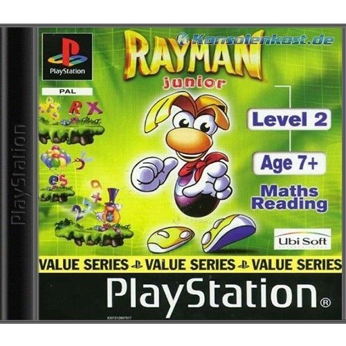 PS1 - Rayman Junior Level 2 [Value Series] (mit OVP) (OVP beschädigt) (gebraucht)