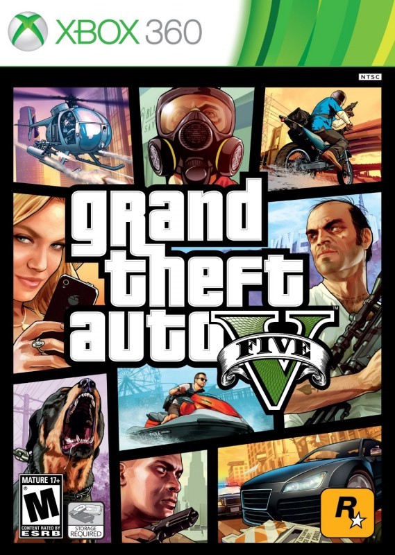 Xbox 360 - Grand Theft Auto V / GTA 5 (US Import) (mit OVP) (gebraucht) USK18