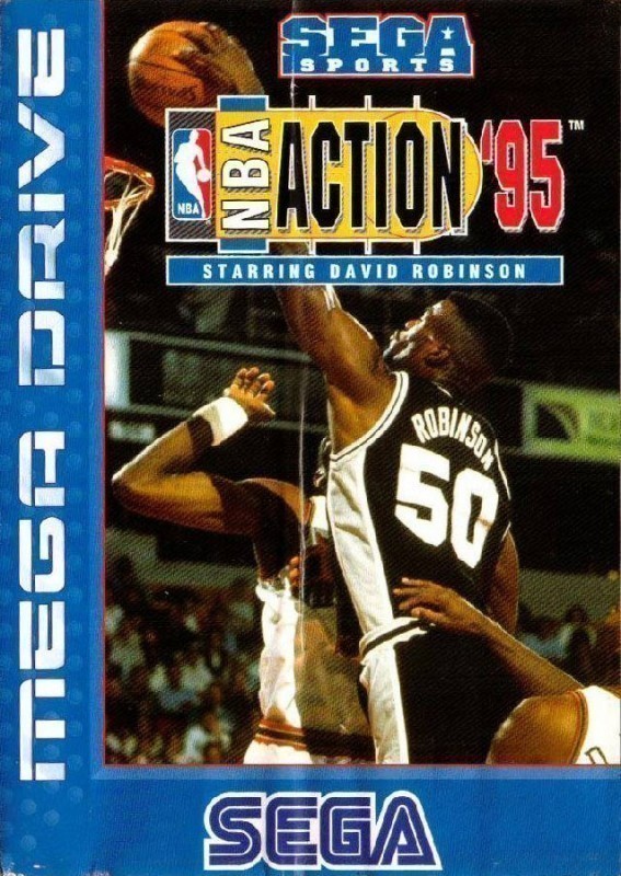 Mega Drive - NBA Action '95: starring David Robinson (mit OVP) (sehr guter Zustand) (gebraucht)