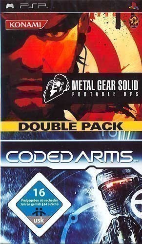 PSP - Metal Gear Solid Double Pack: Portable Ops + Coded Arms (DE Version) (mit OVP / Pappschuber) (gebraucht)
