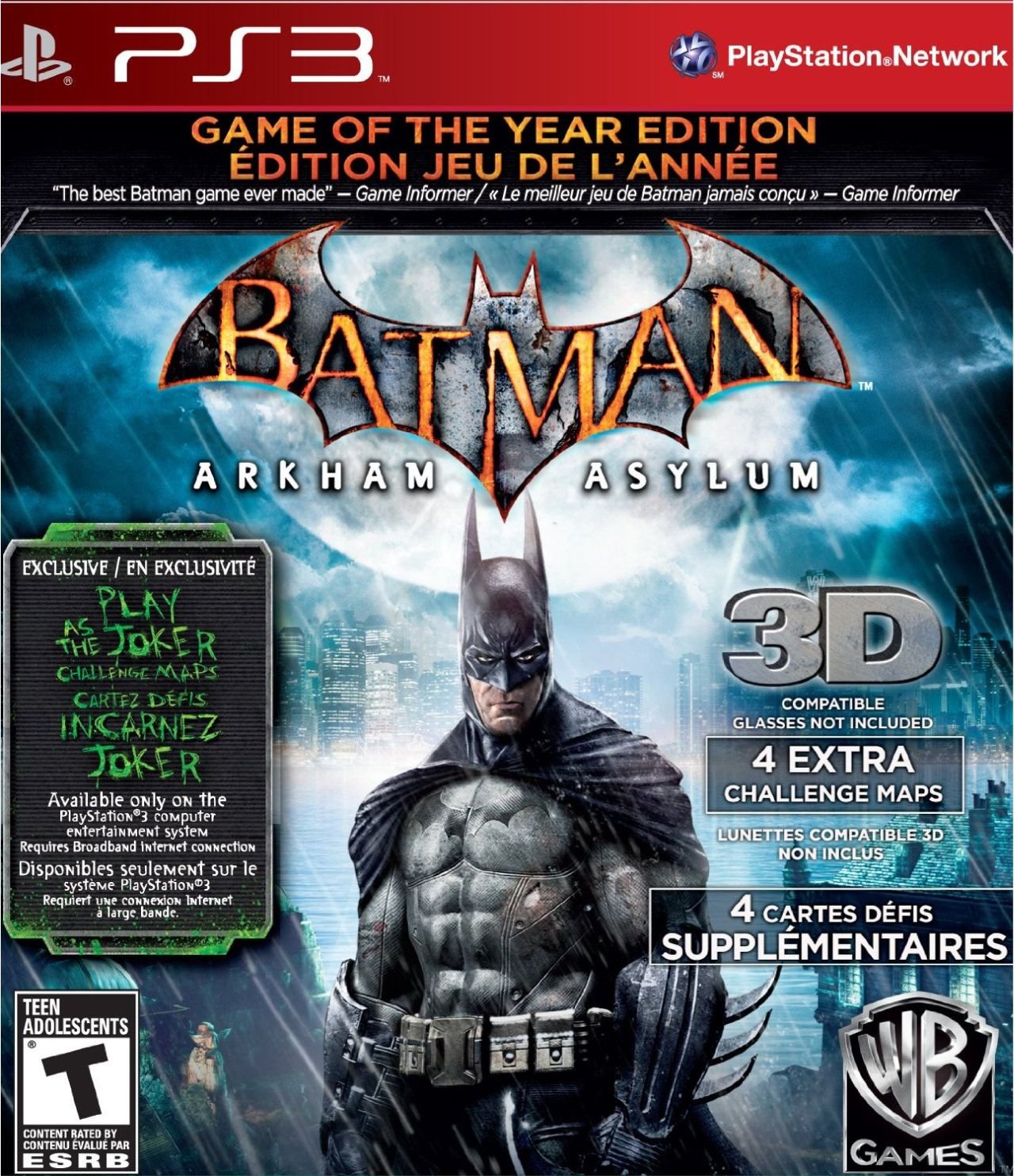 PS3 - Batman: Arkham Asylum #Game of the Year Edition (US Version) (mit OVP) (gebraucht)