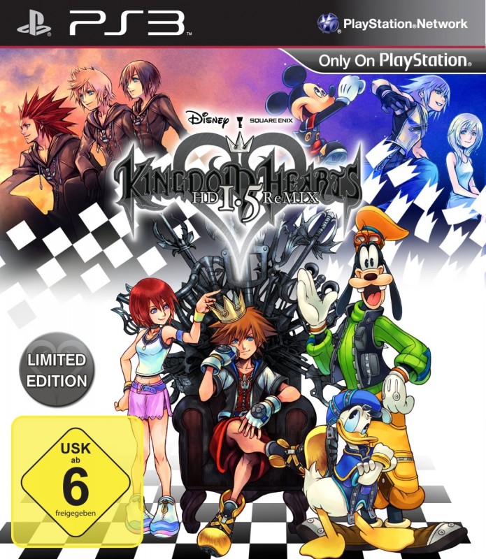 PS3 - Kingdom Hearts HD 1.5 ReMIX #Limited Edition (DE Version) (mit OVP / Pappschuber) (gebraucht)