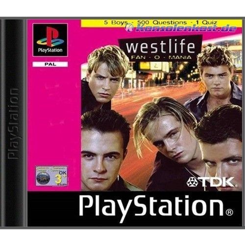 PS1 - Westlife: Fan-O-Mania (mit OVP) (OVP beschädigt) (gebraucht)