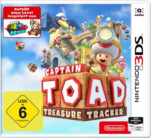 Nintendo 3DS - Captain Toad: Treasure Tracker (DE Version) (mit OVP) (sehr guter Zustand) (gebraucht)