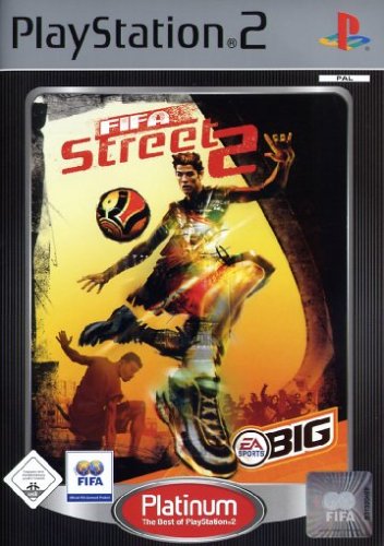 Jeu PS2 Fifa Street 2 - Version Platinum, Complet Avec Boîtier Et Notice - Bon état Général
