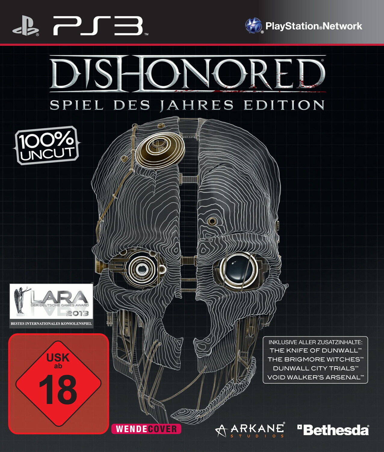 PS3 - Dishonored #Game of the Year Edition (DE Version) (mit OVP / Pappschuber) (gebraucht) USK18