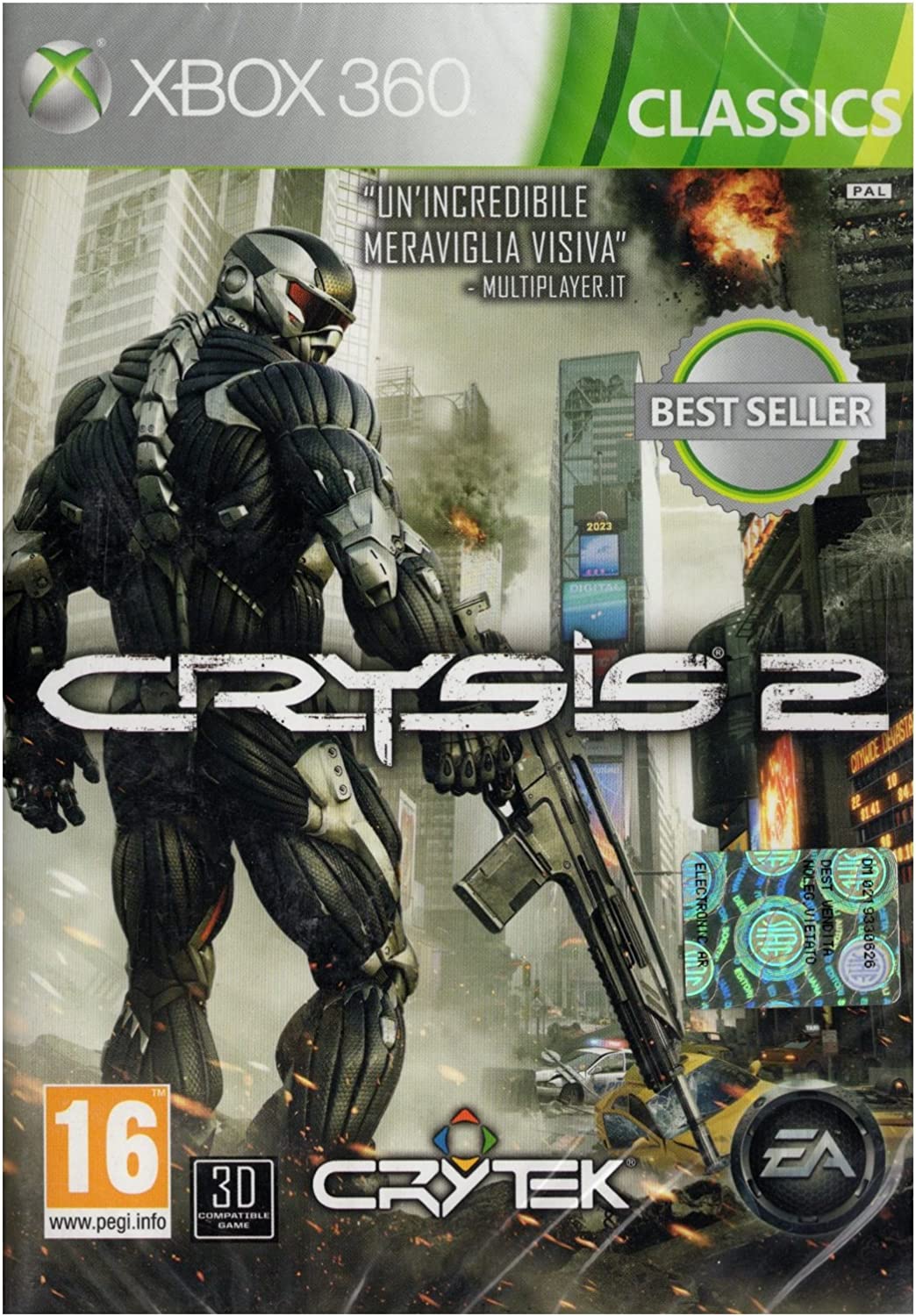 Xbox 360 - Crysis 2 [Classics] (AT Version) (mit OVP) (gebraucht) USK18