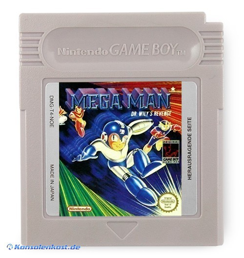 GameBoy - Mega Man 1: Dr. Wily's Rache / Dr. Wily's Revenge (Modul) (sehr guter Zustand) (gebraucht)