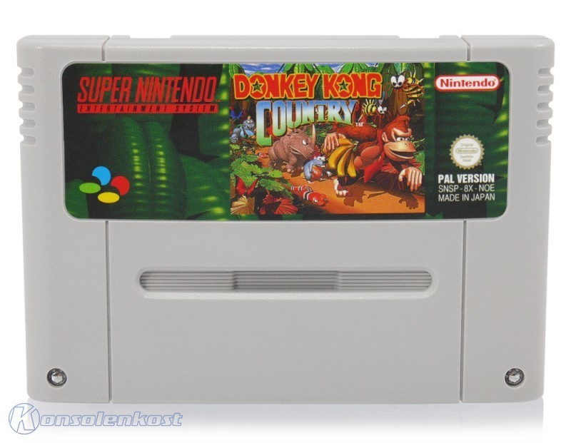 SNES - Donkey Kong Country 1 (DE Version) (Modul) (sehr guter Zustand) (gebraucht)