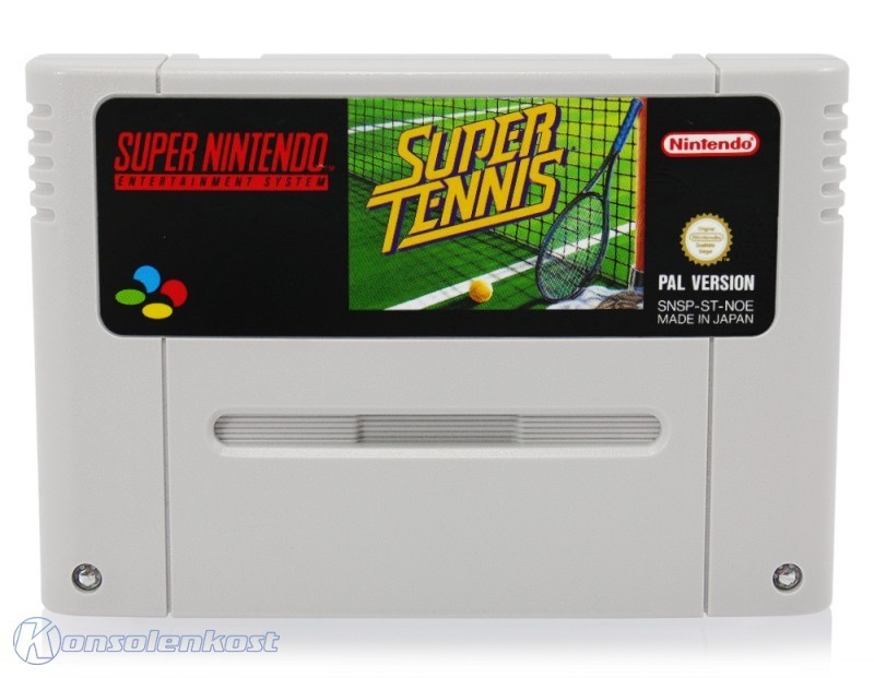 SNES - Super Tennis (DE Version) (Modul) (sehr guter Zustand) (gebraucht)