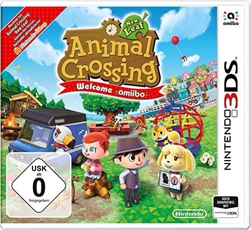 Nintendo 3DS - Animal Crossing: Welcome Amiibo (DE Version) (mit OVP) (sehr guter Zustand) (gebraucht)