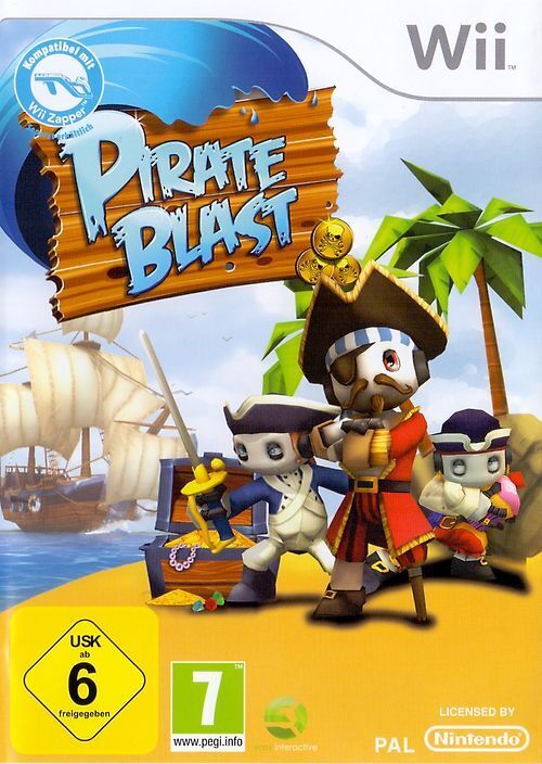 Wii - Pirate Blast (nur Software) (DE Version) (mit OVP) (gebraucht)