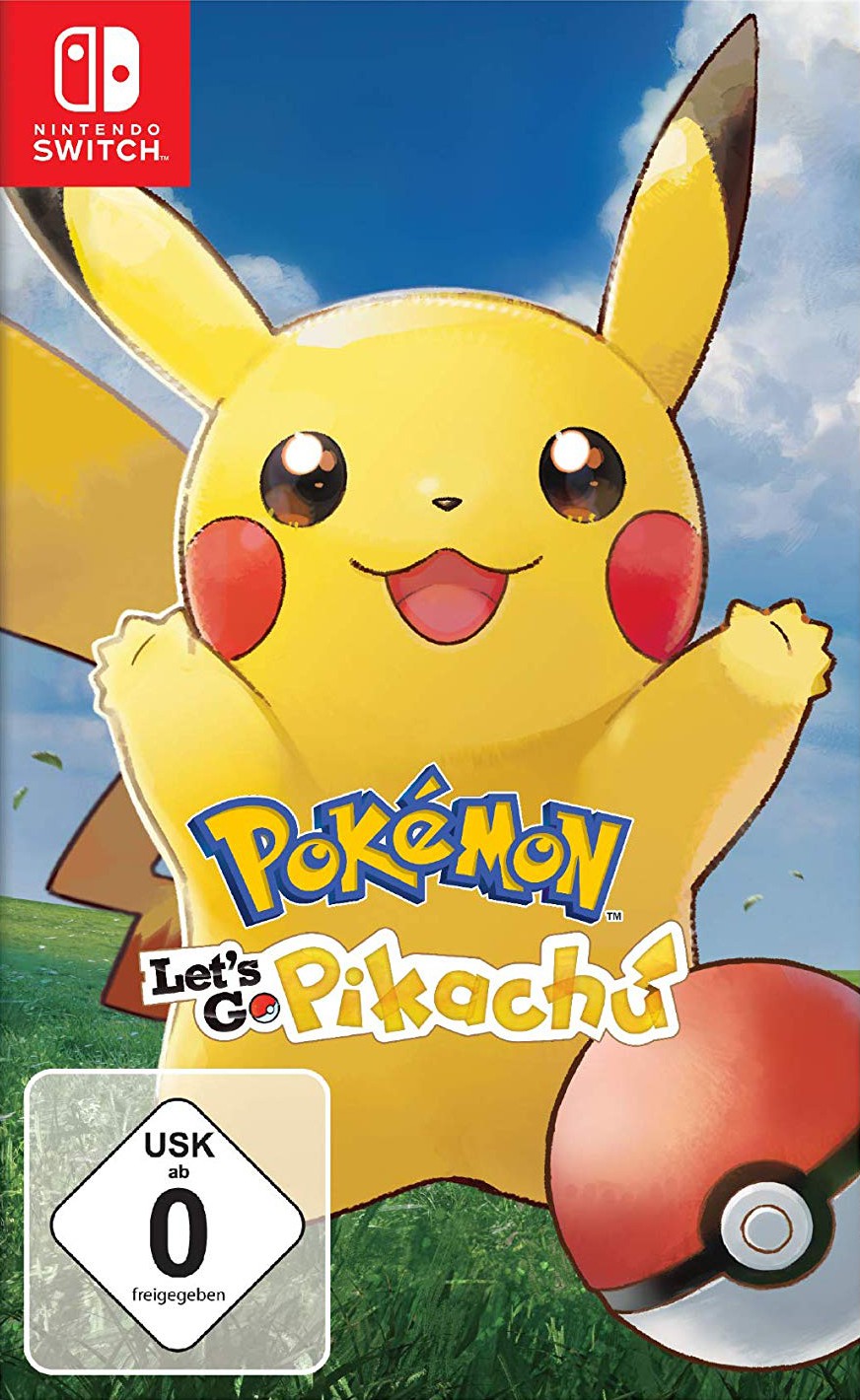 Nintendo Switch - Pokemon: Let's Go - Pikachu! (DE Version) (mit OVP) (sehr guter Zustand) (gebraucht)